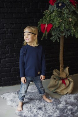 Long CHRISTMAS EDITION navy blue - Tuss