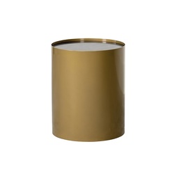 Virginia sofabord rund messing svart 40X50