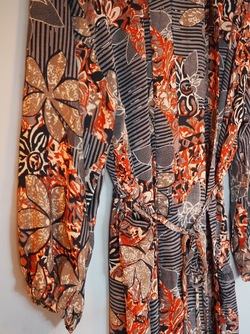 Pocket Long Silk Kimono
