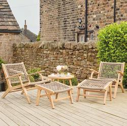 Sesto lounge chair and hoocker sett - Trend Collection