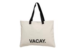 Staalnacke bag Vacay - perfekt til stranden eller shopping! Hvit - Staalnacke