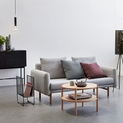 Kommode Ask Svart Messing FSC Hübsch