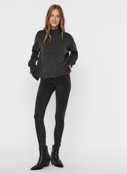 Noisy May - RULLEKRAGE STRIKKET PULLOVER
