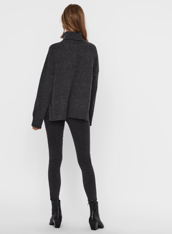 Noisy May - RULLEKRAGE STRIKKET PULLOVER