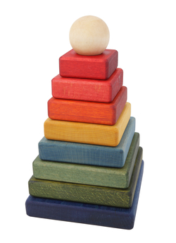 Stablepyramide regnbue