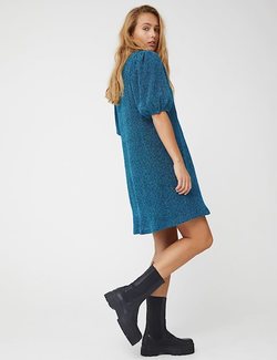 MBYM DOTTIE KJOLE - BLÅ