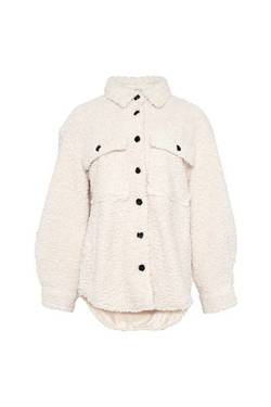 NOELLA CREAM SIGGA SHIRT JACKET Hvit - Noella