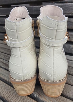 BIBBA Creme croco skolett m spenne 