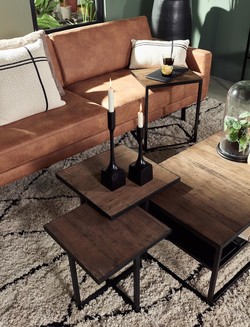 Genua sofa 3-seter cognac