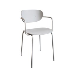 Stol tre/metal svart FSC 4 stk Hübsch