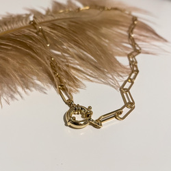 ELMA GOLD CHAIN HALSSMYKKE