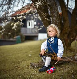 Salto festdrakt baby gutt