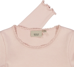 Wheat Rib T-Shirt Lace
