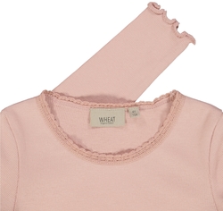 Wheat Rib T-Shirt Lace