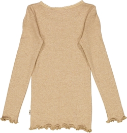 Wheat Rib T-Shirt Lace