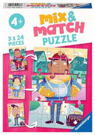 Ravensburger 3x24 Mix and Match Puzzle