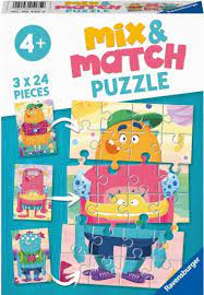Ravensburger 3x24 Mix and Match Puzzle