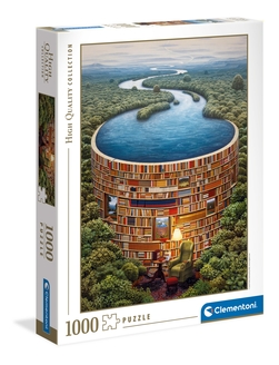 Clementoni puslespel 1000 Bibliodame 1000 bitar - Clementoni