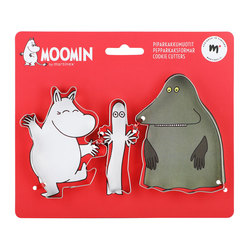 Mummi Pepperkakeformer Mummitrollet, Hufsa og Hattifnatt - Mummi / Moomin