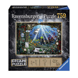 Ravensburger puslespel 759p Escape 4 Ubåt