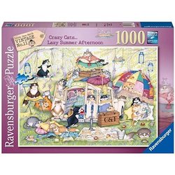 Ravensburger puslespel 1000 Galne katter, Det gode liv 