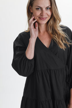 RUSHA WRAP DRESS