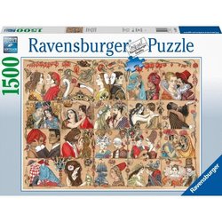 Ravensburger puslespel 1500 Kjærlighet gjennom tidene