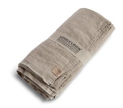 LINDUK 145 X 380 CM, LOVELY lINEN natural beige - Kardelen Lovely linen