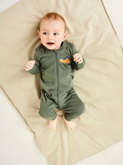 NBMNIGHTSUIT 2P ZIP LAUREL DINO NOOS