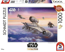 Schmidt puslespill 1000 Thomas Kinkade: Star Wars - The Mandalorian - The Escort