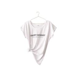 Happy Mommy t-skjorte  hvit - Little Kingdom