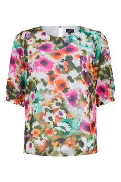 Molly Jo bluse Blomstret - Molly Jo