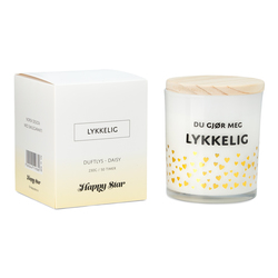 Du gjør meg lykkelig Hvit - Happystar