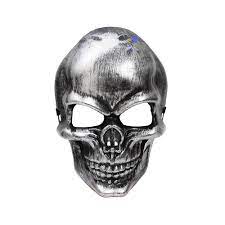 Maske - Skjelett Sølv
