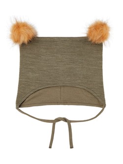 NBMWUPPO WOOL/CO HAT XXII Stone gray - Name It