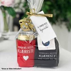 Gavepakkesett med strømper (DIY) Kjæreste - Happystar