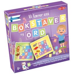 Vi lærer bokstaver og ord Bokstaver & ord - Brettspel