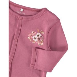 NBFNIGHTSUIT 2P W/F ROSE FLOWER NOOS