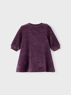 NBFROMANE LS VEL DRESS