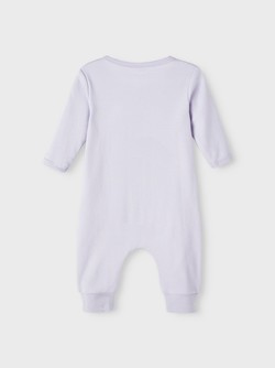NBFNIGHTSUIT 2PK ZIP PURPLE FLOWER