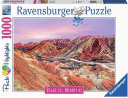 Ravensburger puslespill 1000 Regnbuefjellene