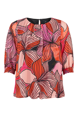 Molly Jo mønstret bluse Mønstret - Molly Jo