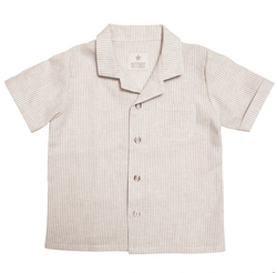 Shirt LS Striped Camel - Huttelihut