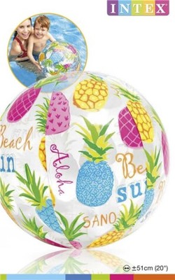 BADEBALL INTEX LIVELY PRINT 51 CM