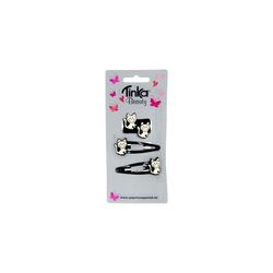 HÅRKLIPS/HÅRSTRIKK KATT SORT/HVIT TINKA BEAUTY