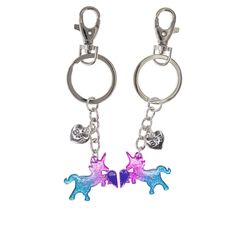 Nøkkelringer unicorn 2stk BFF
