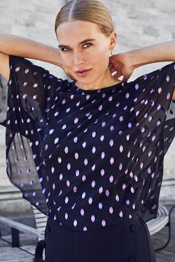 Molly Jo bluse Mønstret - Molly Jo