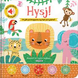 LYDBOK HYSJ! MED 5 BRÅKETE DYRELYDER