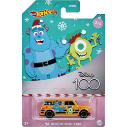 HOT WHEELS DISNEY 100TH 1:64 67 AUSTIN MINI VAN 2/5