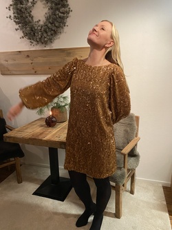 Sequins Mini Dress-PS24